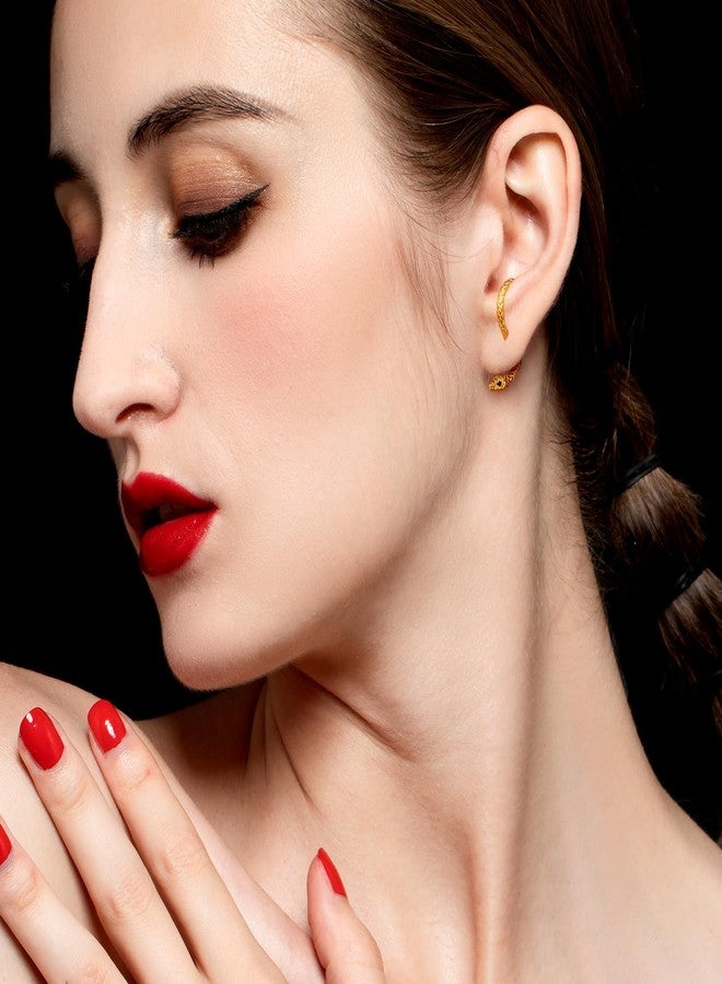 Xeyau Gold Snake Earrings for Women Gothic Earrings Halloween Accessories Medusa Costume Serpent Animal Earrings Grunge Goth Earring Jewelry (C-G) - Image 4